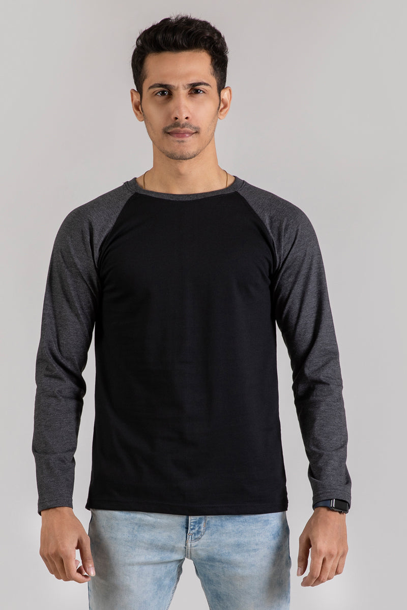 GC Raglan T shirt - Black