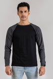 GC Raglan T shirt - Black