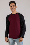 GC Raglan T shirt - Maroon