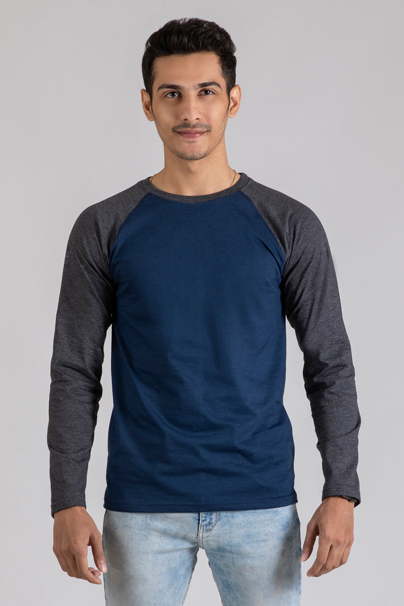 GC Raglan T shirt - Navy Blue